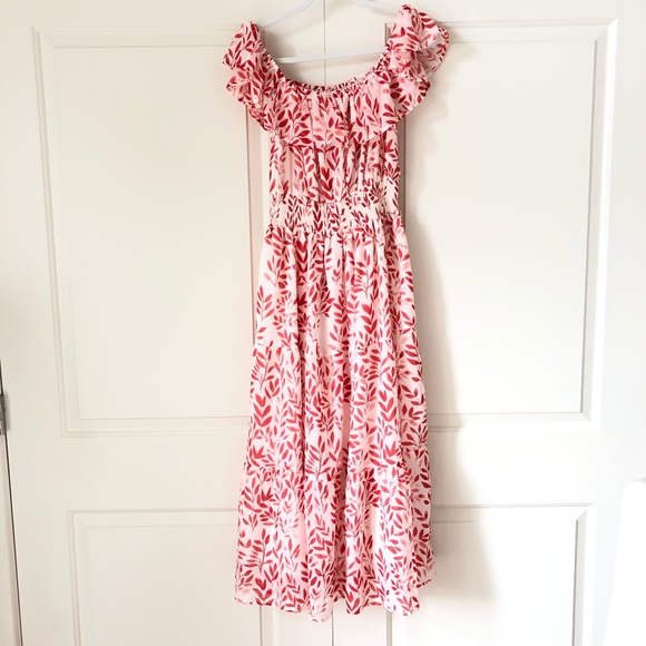 Stellah (anthropology) red print maxi dress - Picture 4 of 9